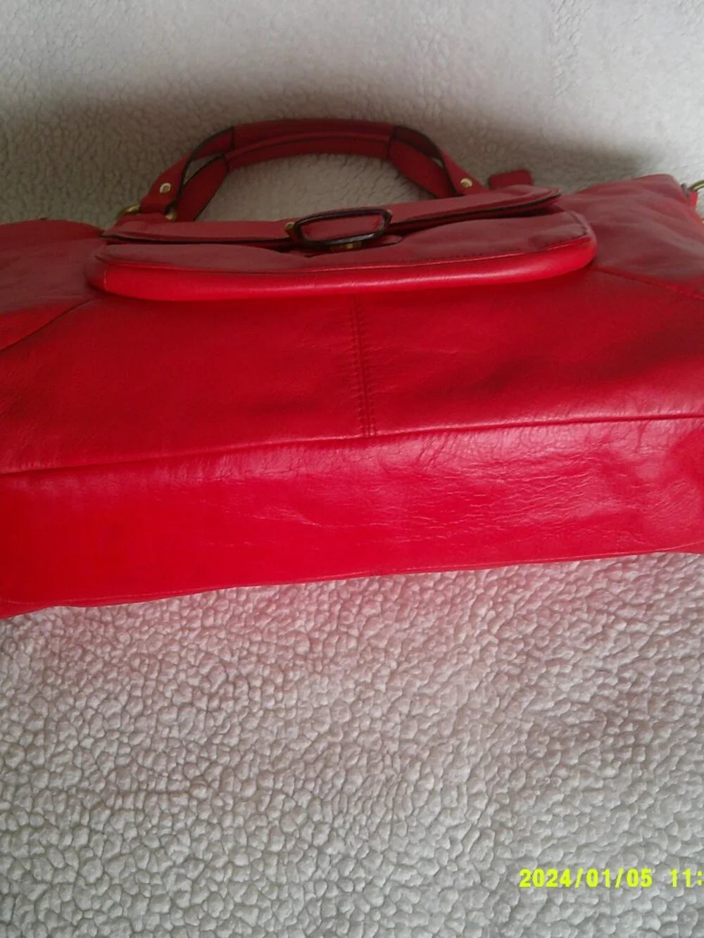 Coach Campbell Izzy Leather Convertible Satchel Bag
